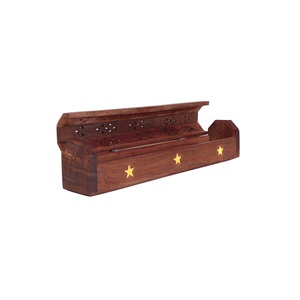 Porte-encens en bois fait à la main en gros Porte-encens religieux pour un usage quotidien à la maison - Product Image 5