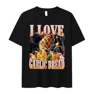 Divertido Meme I Love Garlic Bread Skeleton Digital gráfico camiseta hombres Casual gran oferta camisetas de manga corta verano Camisetas cuello redondo - Product Image 1
