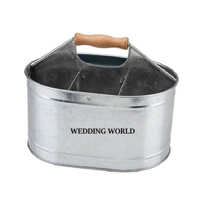 Porte-ustensiles enduit de poudre blanche Caddy à ustensiles pour hôtels et restaurants Caddy à couverts fantaisie en métal le plus vendu - Product Image 3