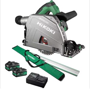 NUEVO Y AUTÉNTICO Kit de Sierra de Inmersión Inalámbrica HiKOKII MultiVolt de 36V 5.0Ah 2.5Ah con Motor Sin Escobillas de 165mm y Riel Guía de 1600mm - Product Image 3