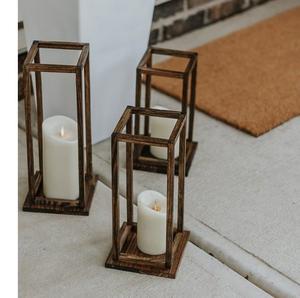 Decorative Outdoor Metal <b>Lantern</b> Weatherproof <b>Candle</b> <b>Lantern</b> for Garden Patio - Product Image 1