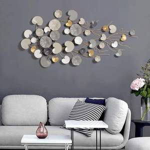 ศิลปะผนังโลหะสำหรับตกแต่งบ้านสไตล์แอฟริกันแบบดั้งเดิมจากผู้ผลิตอินเดีย - Product Image 2