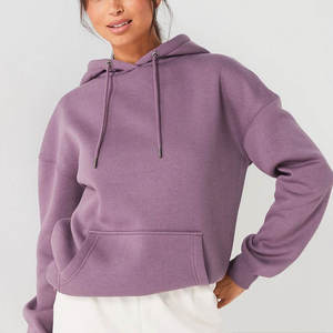 Sudadera con Capucha Casual de Otoño para Mujer, Hecha a Medida, de Alta Calidad, MOQ Bajo, 100% Poliéster, Tops Modernos para Mujer, Venta al Por Mayor - Product Image 4