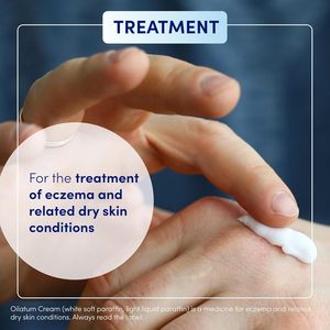 Crème Oilatum 150g pour l'eczéma, le psoriasis et les peaux sèches, pour les gels douche - Product Image 4