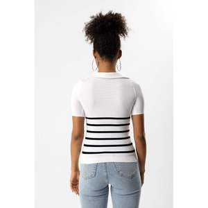 Camiseta de Manga Corta con Cuello Polo sin Costuras - Product Image 5