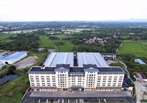 Abri de jardin modulaire 4x4M en composite et aluminium : stockage écologique en panneaux WPC HDPE, résistant à la pourriture, <span class=keywords><strong>toit</strong></span> imperméable - Product Image 6