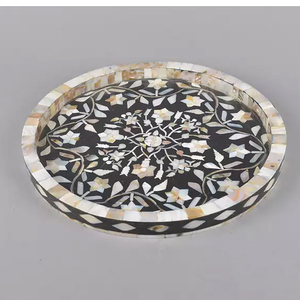 Premium Quality Bone & Resin Bathroom Tray Elegant Storage for <b>Soaps</b> Lotions and Countertop Display from India - Product Image 2