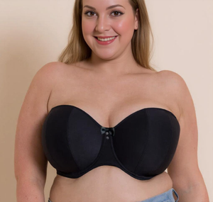 <span class=keywords><strong>Reggiseno</strong></span> da balcone senza spalline imbottito con cinghie regolabili rimovibili cablate taglie forti da donna di vendita calda di fabbrica - Product Image 2