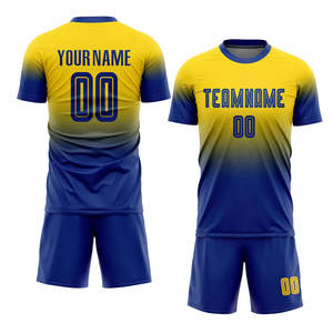 ชุดฟุตบอลสำหรับทุกเพศเสื้อเจอร์ซีย์แขนครึ่งเดียวกางเกงขาสั้นเอวยางยืดชุดฟุตบอลสีและขนาด - Product Image 5