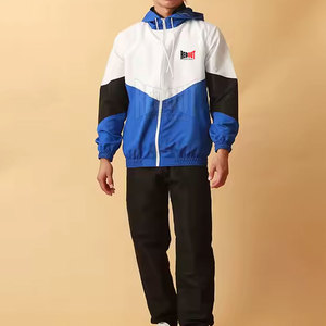 Fabricant pakistanais ensemble coupe-vent à capuche tenue décontracté hommes ensemble coupe-vent à capuche ensemble coupe-vent à capuche quantité minimale de commande bas - Product Image 2