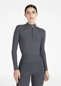 Camiseta de equitación ligera que absorbe la humedad, tejido elástico transpirable, camiseta deportiva para mujer, camiseta de equitación, comodidad de verano - Product Image 5