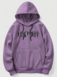 ชุดเซ็ตเสื้อฮู้ดดี้และกางเกงคาร์โก้ปักลายสไตล์สตรีทแวร์ดีไซน์ใหม่สำหรับผู้ชาย ทรงขาบาน - Product Image 3