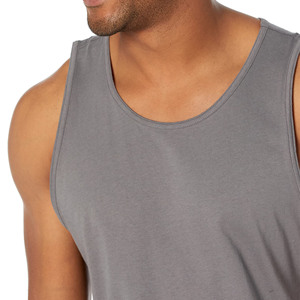Venta caliente de los hombres Tank Tops Último estilo Fitness Singlet para adultos Tela de poliéster de verano con estampado decorativo - Product Image 5