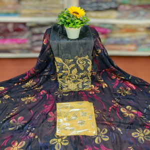 Tela de Chifón de Alta Calidad y Gran Demanda, Cómoda, con Diseño Jacquard Brasso Dirac Slub de 3.5 Metros, para Vestidos de Novia para Niñas - Product Image 1