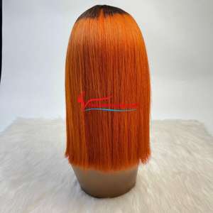 Vente flash Extension de cheveux vietnamienne Perruque à fermeture en dentelle en stock Prix de gros Pas de perte De nombreuses couleurs Prêt à expédier Trame de génie - Product Image 4