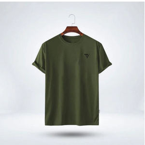 Nouveau T-shirt à col rond pour femmes T-shirt à la palangre en vrac Streetwear Style Muscle Fit T-shirt d'entraînement pour hommes - Product Image 1