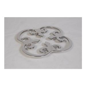 Dessous de plat en métal gaufré fini Bronze Antique Table à manger Dessous de plat et caboteur décoratifs forme ronde meilleure vente pour la cuisine - Product Image 1