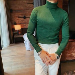 T-shirt à manches longues personnalisé pour homme, printemps et automne, ample, décontracté, col rond, en coton, tissu à l'intérieur d'un t-shirt de base pour leggings - Product Image 1