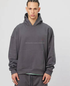 Sudaderas con capucha de algodón transpirable de alta calidad para hombre, ropa de calle Unisex, suéter personalizado al por mayor, sudaderas con capucha con logotipo bordado para hombre - Product Image 2