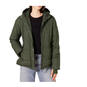 Veste matelassée d'hiver pour femmes nouvelle mode manteau à bulles uni imprimé logo personnalisé OEM vente en gros veste en duvet rembourrée - Product Image 4