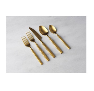 Juego de cubiertos de latón de mejor diseño de alta calidad, tamaño y forma personalizados, juego de cuchara y tenedor a precios aceptables. - Product Image 4