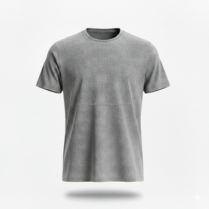 Camiseta Premium de 320 g/m², Tejido de Punto Peinado, 100% Algodón, Lisa, Unisex, Corte Regular, Etiqueta Personalizada, Paquete Técnico, Venta al Por Mayor - Product Image 4