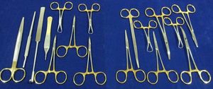 48-teiliges Manuelles Wiederverwendbares Chirurgie-Set mit Goldgriffen für Allgemeinchirurgie und Zahnmedizin - Product Image 3