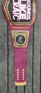 Ceinture de championnat de lutte poids lourd personnalisée de qualité supérieure 4mm d'épaisseur bracelet en cuir véritable souple personnalisé vêtements d'arts martiaux avant - Product Image 4