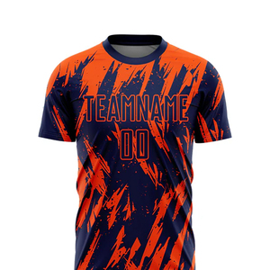 Conjunto de Uniformes de Fútbol Personalizados al por Mayor, Nuevo Diseño, Camiseta y Pantalones Cortos de Fútbol para Hombre, Conjunto de Camisetas de Fútbol de Poliéster de Secado Rápido y Económico - Product Image 4