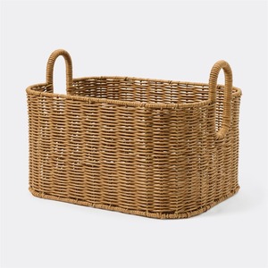 Cesta de Almacenamiento Multiusos Moderna y Ecológica de Mimbre Sintético Katy de Openook - Product Image 4