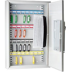 WEDO Light Grey 30 X 45 X 9.5 cm <b>File</b> Cabinet Powder-Coated Sheet Steel with 2 Included Keys - Product Image 3