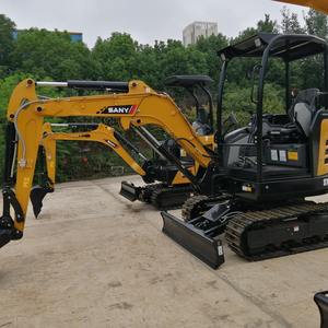 Mini-excavatrice sur chenilles Sany SY26U, poids opérationnel de 5 tonnes, moteur Isuzu, hydraulique KYB, puissance de 13,4 kW, projets mondiaux - Product Image 6