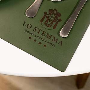 Sets de table élégants en cuir véritable, anti-odeurs, résistants, confortables, imperméables, lavables et résistants à la chaleur pour salle à manger et restaurant - Product Image 6