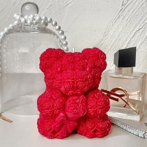 Bouquet d'ours bougie saint valentin moules taille L pour bricolage résine ours en peluche artisanat, Figurines en <span class=keywords><strong>plâtre</strong></span> et décoration intérieure - Product Image 6