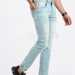 Jeans pour hommes de haute qualité, lavés, décontractés, couleur unie, best-seller, prix bas, jeans pour hommes pour adultes - Product Image 3