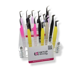 GETUP BROSONS IMPEX GBI-EET-2691 Embout à cils en acier inoxydable anti-magnétique et anti-statique, pointe lisse, longueur 10 mm, revêtement poudré - Product Image 1