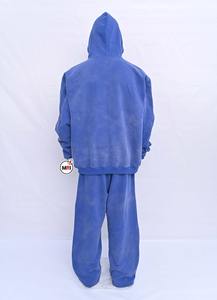 Vêtements de sport personnalisés Sweat à capuche et pantalons de survêtement vierges de haute qualité Ensembles de jogging Survêtement surdimensionné lourd 500 GSM lavé à l'acide - Product Image 4
