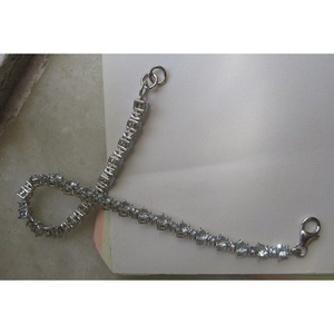 Geometric Gold <b>Bracelet</b> with <b>Aquamarine</b> Trendy Charm <b>Bracelets</b> Gift Made Copper Brass Zinc Alloy Featuring Diamond Zircon Stones - Product Image 1