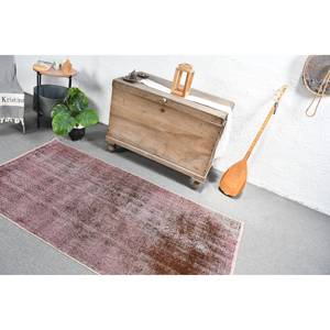Tapis turc vintage marron moderne 3.3X6,3 pieds Grande surface Rectangle classique Patchwork Design Laine Latex pour couloir Tapis de chambre - Product Image 5