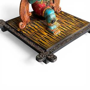 Escultura de Garuda Pintada a Mano, Arte Moderno Vintage, Decoración Tradicional para Oficina, Hogar, Navidad, Artesanía Metálica Decorativa - Product Image 5