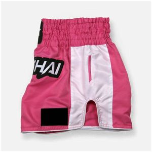 Último diseño al por mayor sublimación impresa Muay Thai Shorts 100% tela de poliéster para adultos MMA Fight Shorts - Product Image 6