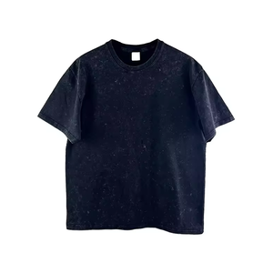 เสื้อยืดเอวลอยสำหรับผู้ชายเสื้อยืดโอเวอร์ไซซ์โอเวอร์ไซซ์แบบกำหนดเองพิมพ์โลโก้บ็อกซี่ฟิตเสื้อครอปผ้าฝ้ายสตรีทแวร์สำหรับผู้ชาย - Product Image 3