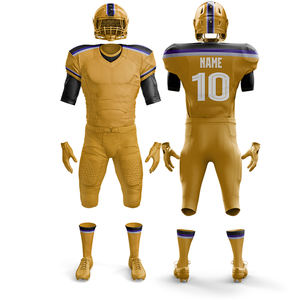 UNIFORMES DE EQUIPO DE FÚTBOL AMERICANO juvenil hechos por sublimación, Conjunto de Jersey y pantalón de fútbol americano - Product Image 1