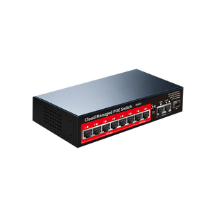 6-Port PoE-Switch mit Cloud-Management-App/Web 10/100Mbps 2-Port 1000M PoE 2 Gigabit RJ45 und SFP für IP-Kameras - Product Image 4