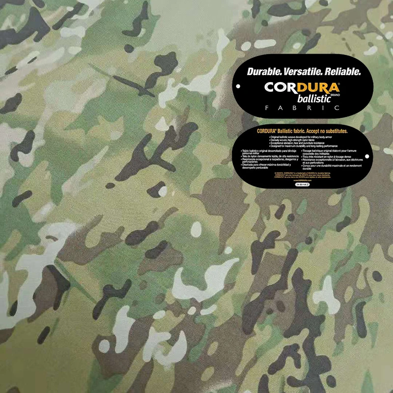 Водонепроницаемая ткань Multicam MC Camouflage 100% нейлон Оксфорд 1000D Cordura с полиуретановым покрытием