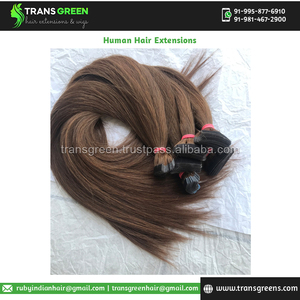 วิกผมคนแท้สำหรับต่อผมตรงไม่มีเทปกาวสียาวปกติ - Product Image 6
