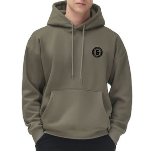 Sudadera con Capucha para Hombre, 100% Algodón, Diseño de Moda Invernal de Alta Calidad, Resistente al Viento, Ecológica, Color Sólido - Product Image 1