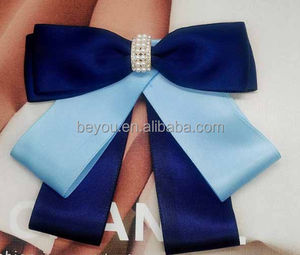 ゼータ・アミカエ ロイヤル＆ライトブルー ネクタイ 調整バンド ドレス蝶ネクタイ プロフェッショナルウェア ZA ネクタイ 学生服リボン 蝶ネクタイ - Product Image 3