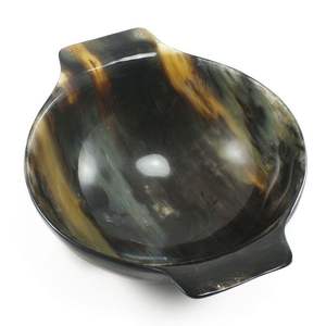 ET ARTISANAT BOL EN CORNE FAIT À LA MAIN SALADE Bol de service Fabricant en gros Nouveau design Bols à salade en corne de buffle finis à la main - Product Image 2