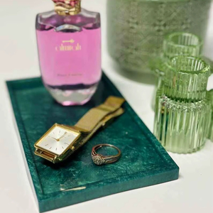 ถาดเรซิ่นตกแต่งหลากสี ของตกแต่งบ้าน ถาดเรซิ่นทรงสี่เหลี่ยมคุณภาพสูง - Product Image 1